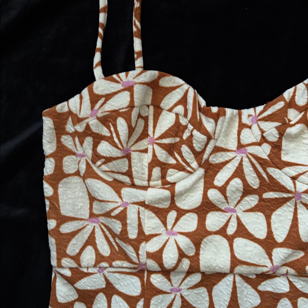 Anthropologie Hutch Floral Slim Midi Dress PREOWNED/USED - Picture 5 of 9